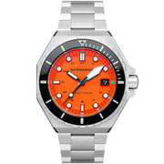 Spinnaker Dumas Automatic Tangerine SS - Watches.com - SP - 5081 - BB