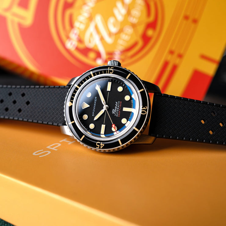 Spinnaker Fleuss 40 Automatic 145th Limited Edition Cool Black - Watches.com - SP - 5133 - 11