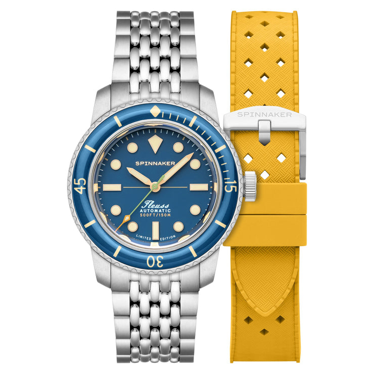 Spinnaker Fleuss 40 Automatic 145th Limited Edition Ocean Blue - Watches.com - SP - 5133 - 33