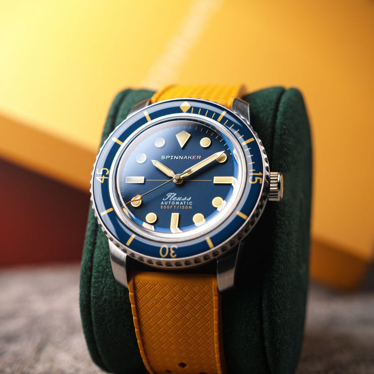 Spinnaker Fleuss 40 Automatic 145th Limited Edition Ocean Blue - Watches.com - SP - 5133 - 33