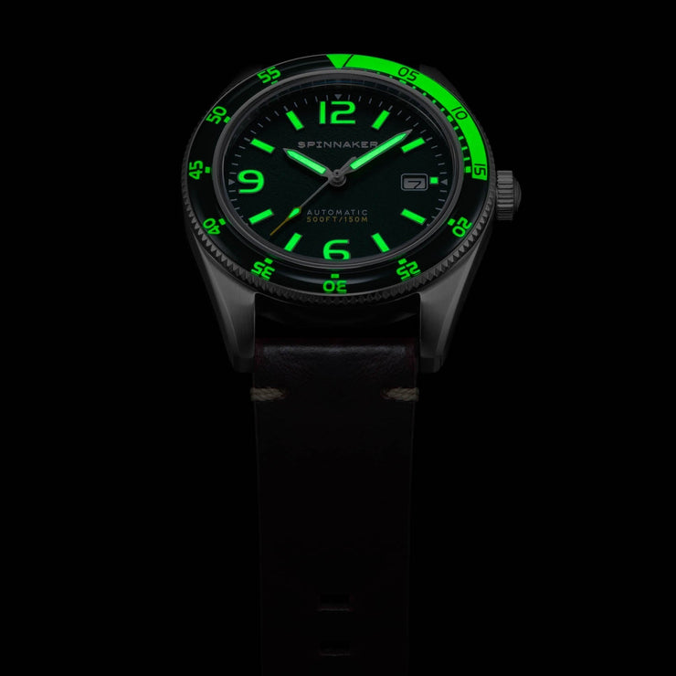 Spinnaker Fleuss Automatic Lagoon Green - Watches.com - SP - 5055 - 0C