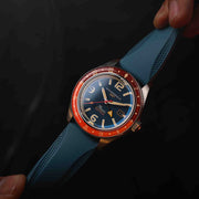 Spinnaker Fleuss GMT Automatic Dark Cerulean Blue - Watches.com - SP - 5120 - 55