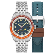 Spinnaker Fleuss GMT Automatic Dark Cerulean Blue - Watches.com - SP - 5120 - 55