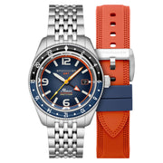 Spinnaker Fleuss GMT Automatic Deep Blue - Watches.com - SP - 5120 - 88