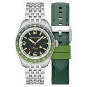 Spinnaker Fleuss GMT Automatic Forest Green - Watches.com - SP - 5120 - 44