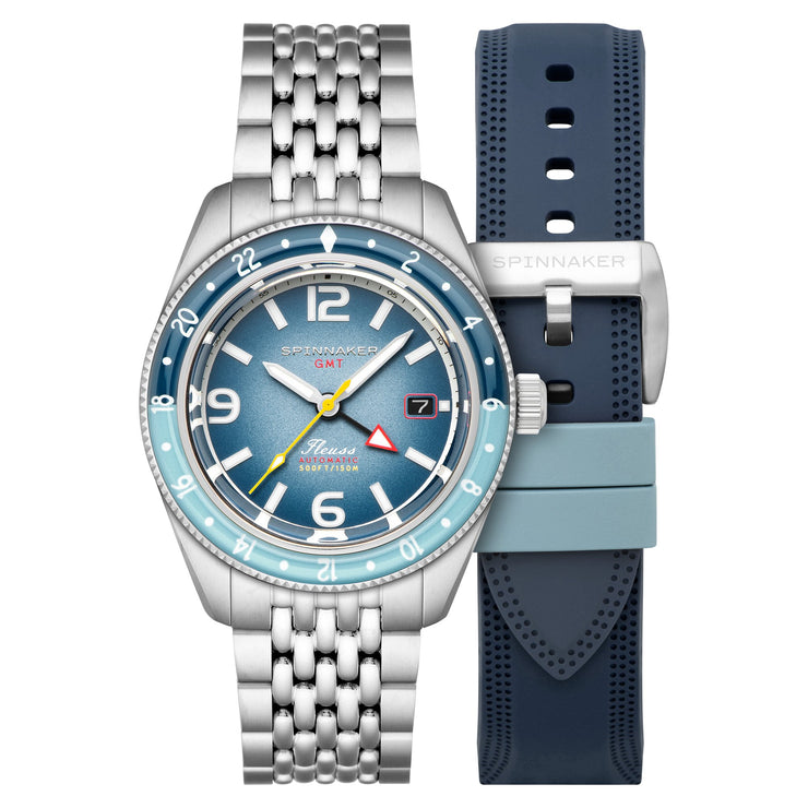 Spinnaker Fleuss GMT Automatic Nebula Blue - Watches.com - SP - 5120 - 66