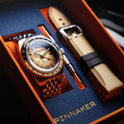 Spinnaker Fleuss GMT Automatic Sandstorm Brown - Watches.com - SP - 5120 - AA