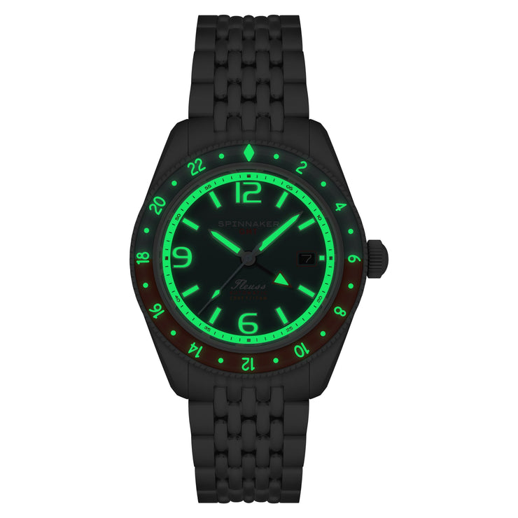 Spinnaker Fleuss GMT Automatic Tropical Green - Watches.com - SP - 5120 - 33