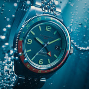 Spinnaker Fleuss GMT Automatic Tropical Green - Watches.com - SP - 5120 - 33