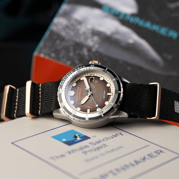 Spinnaker Hass Automatic Whale Sanctuary Project Limited Edition Orcinus Orca - Watches.com - SP - 5128 - 44