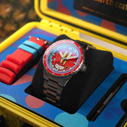 Spinnaker Hass Automatic X Spongebob Squarepants 25th Anniversary Mr Krabs Red Limited Edition - Watches.com - SP - 5138 - 44