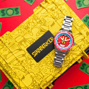 Spinnaker Hass Automatic X Spongebob Squarepants 25th Anniversary Mr Krabs Red Limited Edition - Watches.com - SP - 5138 - 44