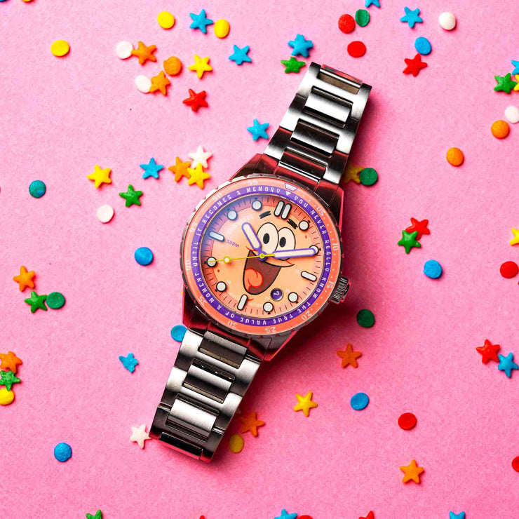 Spinnaker Hass Automatic X Spongebob Squarepants 25th Anniversary Patrick Pink Limited Edition - Watches.com - SP - 5138 - 22