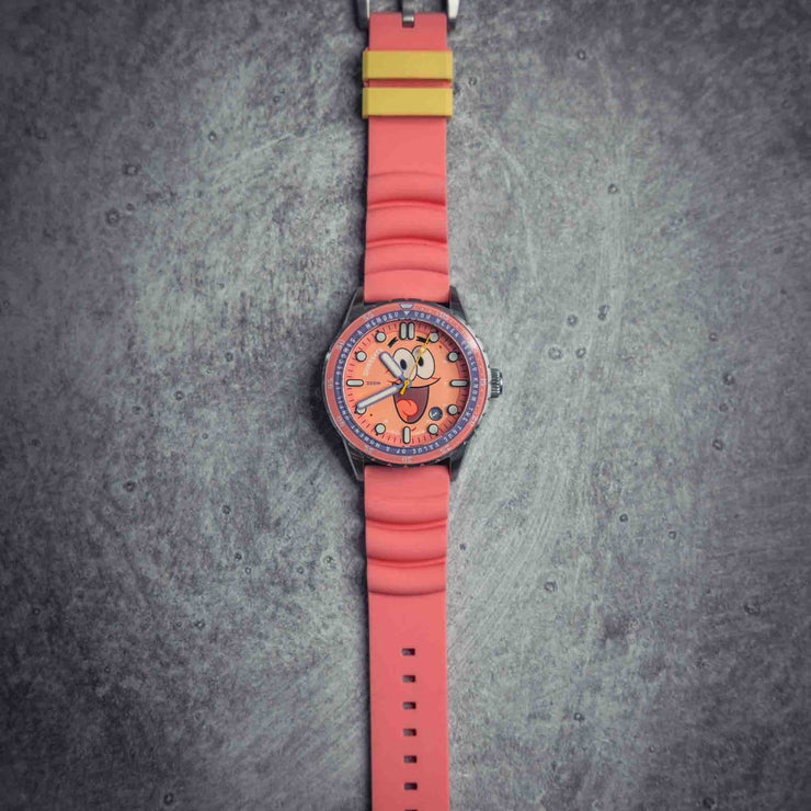 Spinnaker Hass Automatic X Spongebob Squarepants 25th Anniversary Patrick Pink Limited Edition - Watches.com - SP - 5138 - 22