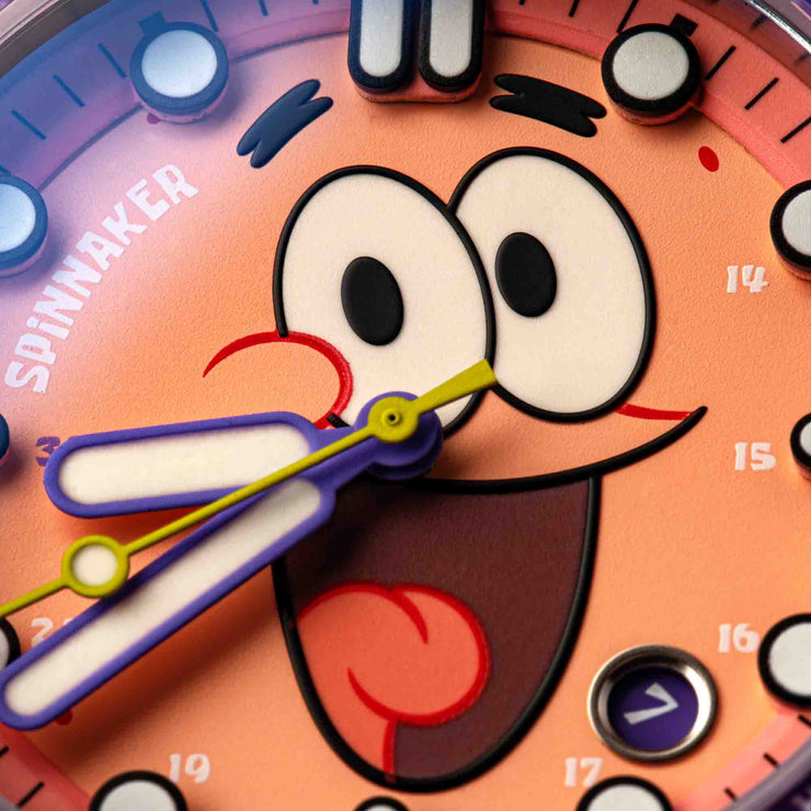 Spinnaker Hass Automatic X Spongebob Squarepants 25th Anniversary Patrick Pink Limited Edition - Watches.com - SP - 5138 - 22