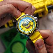 Spinnaker Hass Automatic X Spongebob Squarepants 25th Anniversary Spongebob Yellow Limited Edition - Watches.com - SP - 5138 - 11