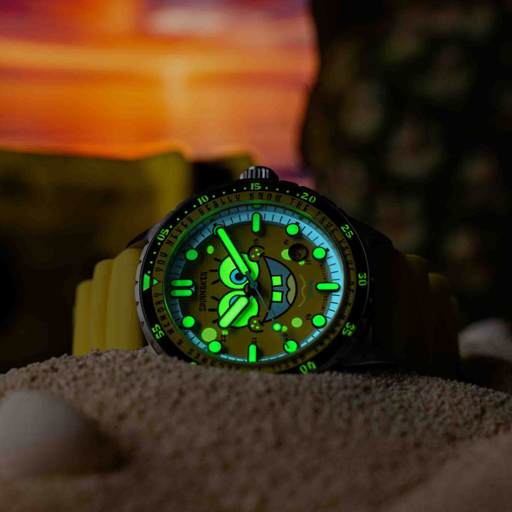 Spinnaker Hass Automatic X Spongebob Squarepants 25th Anniversary Spongebob Yellow Limited Edition - Watches.com - SP - 5138 - 11