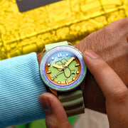 Spinnaker Hass Automatic X Spongebob Squarepants 25th Anniversary Squidward Green Limited Edition - Watches.com - SP - 5138 - 33