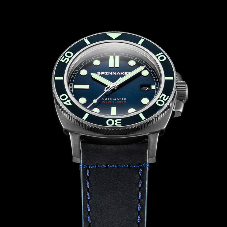 Spinnaker Hull Automatic Arctic Blue - Watches.com - SP - 5088 - 02