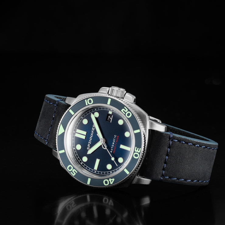 Spinnaker Hull Automatic Arctic Blue - Watches.com - SP - 5088 - 02