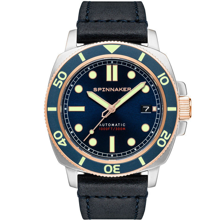 Spinnaker Hull Automatic Officer Blue - Watches.com - SP - 5088 - 05