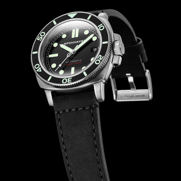 Spinnaker Hull Automatic Tuxedo Black - Watches.com - SP - 5088 - 01