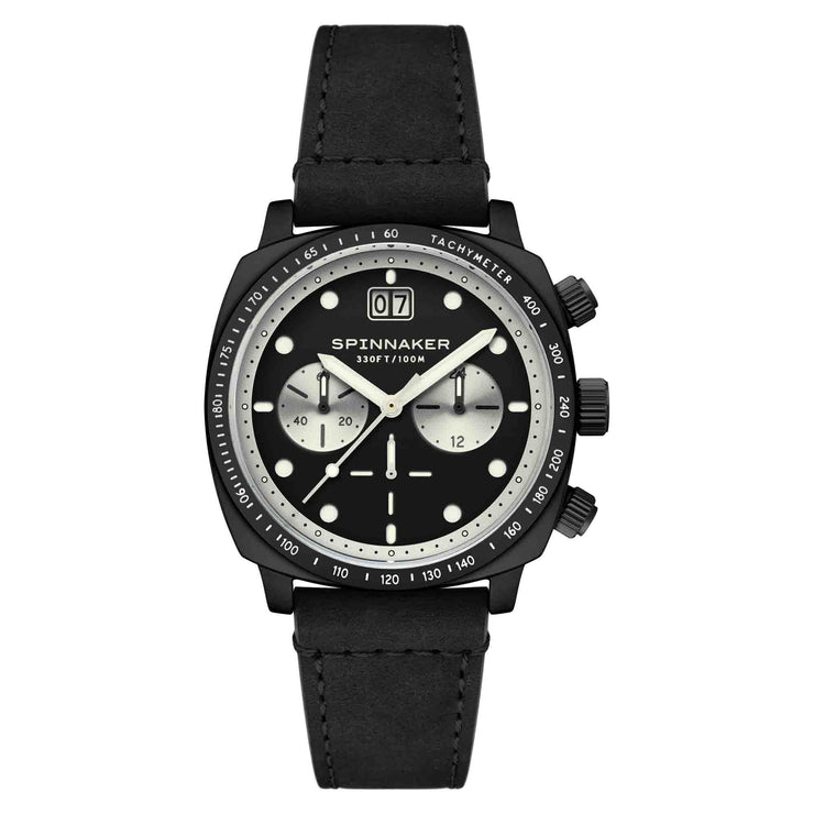 Spinnaker Hull Chronograph All Black - Watches.com - SP - 5068 - 08