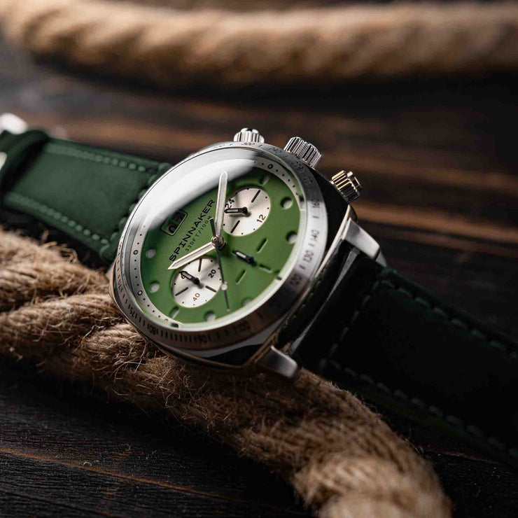 Spinnaker Hull Chronograph Napier Green - Watches.com - SP - 5068 - 09