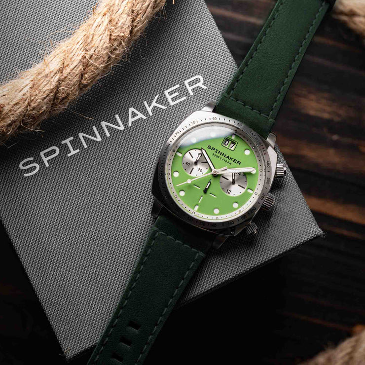 Spinnaker Hull Chronograph Napier Green - Watches.com - SP - 5068 - 09