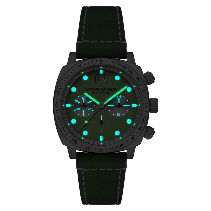 Spinnaker Hull Chronograph Napier Green - Watches.com - SP - 5068 - 09