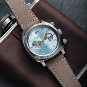 Spinnaker Hull Chronograph Sky Blue - Watches.com - SP - 5068 - 04