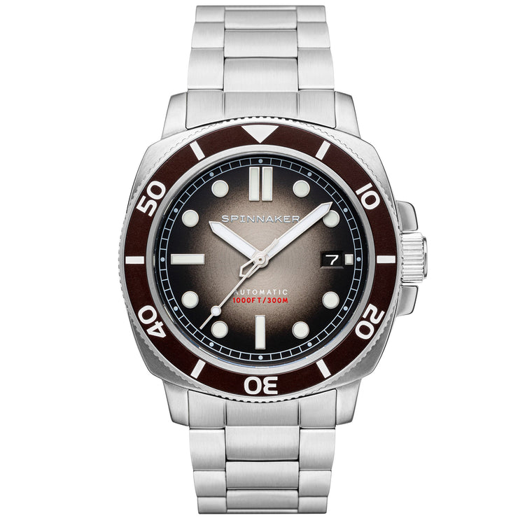 Spinnaker Hull Diver Automatic Harvest Brown - Watches.com - SP - 5088 - 44