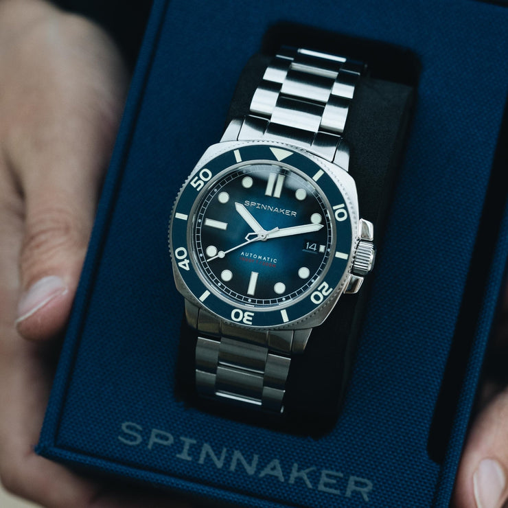 Spinnaker Hull Diver Automatic Liberty Blue - Watches.com - SP - 5088 - 22