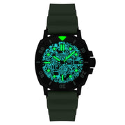 Spinnaker Hull Diver Automatic Spongebob SquarePants Green Squidward Limited Edition - Watches.com - SP - 5147 - 03