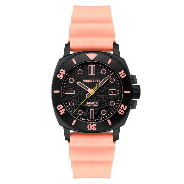 Spinnaker Hull Diver Automatic Spongebob SquarePants Pink Patrick Limited Edition - Watches.com - SP - 5147 - 02