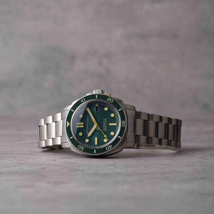 Spinnaker Hull Pearl Diver Automatic Emerald Limited Edition - Watches.com - SP - 5106 - 33