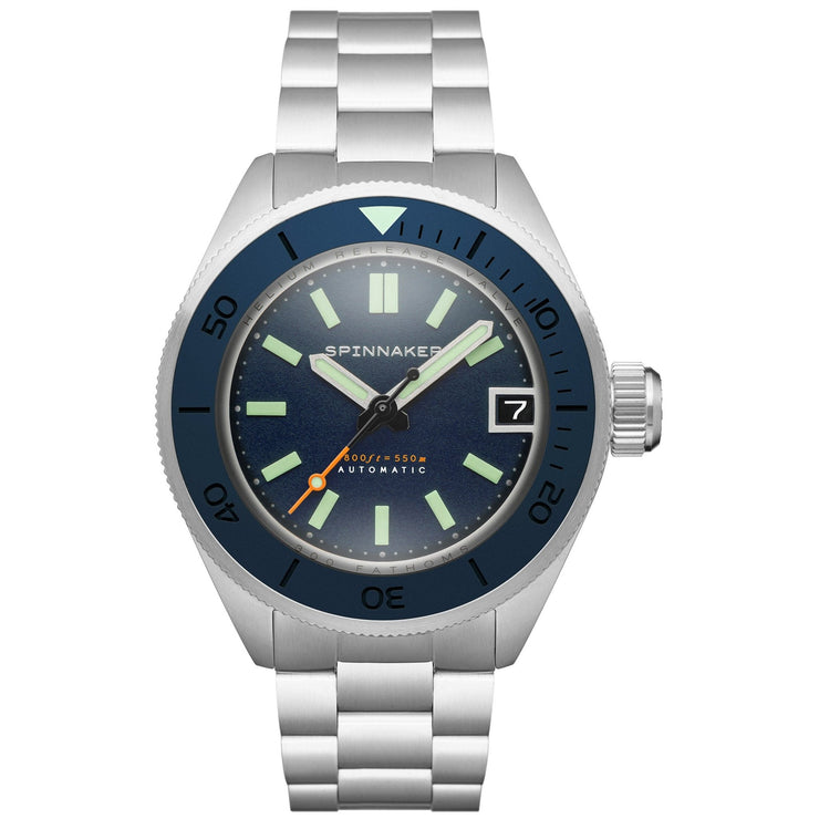 Spinnaker Piccard Automatic 550 Meters Dark Cerulean - Watches.com - SP - 5098 - 22