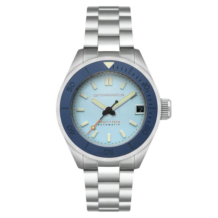 Spinnaker Piccard Automatic Ice Blue - Watches.com - SP - 5098 - 55