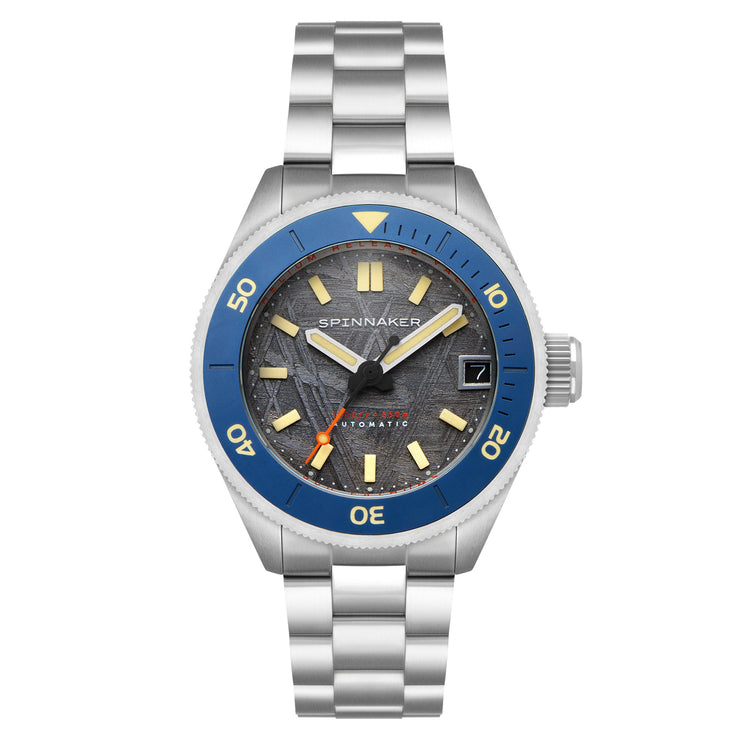 Spinnaker Piccard Automatic Meteorite Limited Edition Night Blue - Watches.com - SP - 5098 - AA