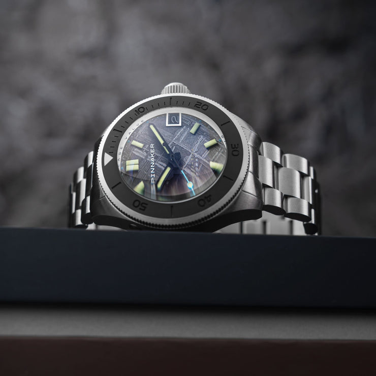 Spinnaker Piccard Automatic Meteorite Limited Edition Space Grey - Watches.com - SP - 5098 - 88