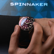 Spinnaker Spence 300 Automatic Burgundy - Watches.com - SP - 5097 - 99