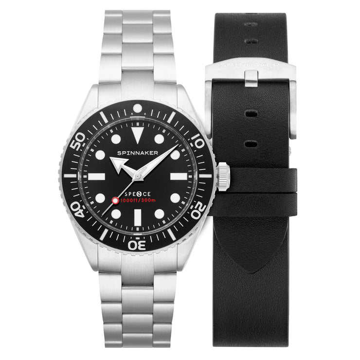 Spinnaker Spence 300 Meters Automatic Pitch Black - Watches.com - SP - 5097 - 11