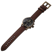 Szanto Desert Sands Antique Gold Black Brown - Watches.com - SZ4552