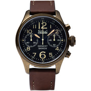 Szanto Desert Sands Antique Gold Black Brown - Watches.com - SZ4552