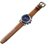 Szanto Icon Roland Sands Signature Chronograph Blue Tan - Watches.com - IC - RS - 2253