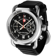 Szanto Icon Roland Sands Signature Chronograph Silver Black - Watches.com - IC - RS - 2251