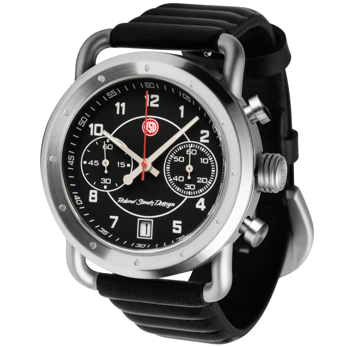 Szanto Icon Roland Sands Signature Chronograph Silver Black angled shot picture