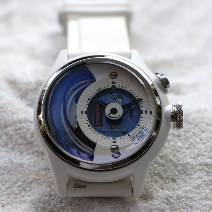 The Electricianz Bionic Z 42mm White - Watches.com - ZZ - A1C/11 - CRW