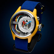 The Electricianz Cable Z 42mm Blue Nylon - Watches.com - ZZ - A1A/04 - NFB