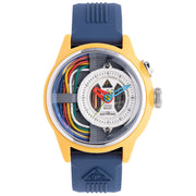 The Electricianz Cable Z 42mm Blue Rubber - Watches.com - ZZ - A1A/04 - CRB